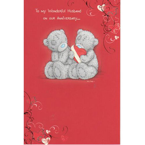 To A Wonderful Husband on our Anniversary Me to You Bear Card £2.40